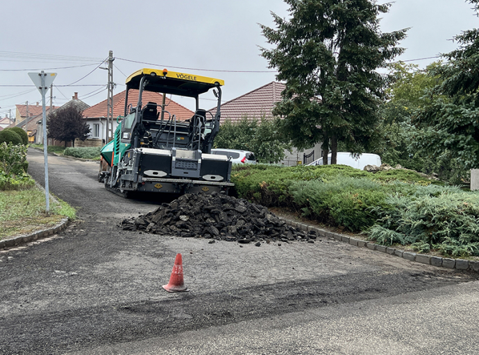 Lezárás a Széchenyi utcán